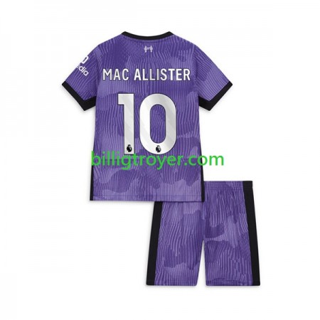 Billige Fotballdrakter Liverpool Alexis Mac Allister 10 Barn Tredjedraktsett 2023/24 Kortermet